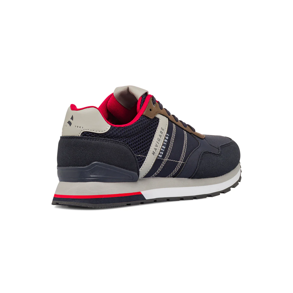 Sneakers blu da Uomo con inserti in contrasto Navigare - Image 3