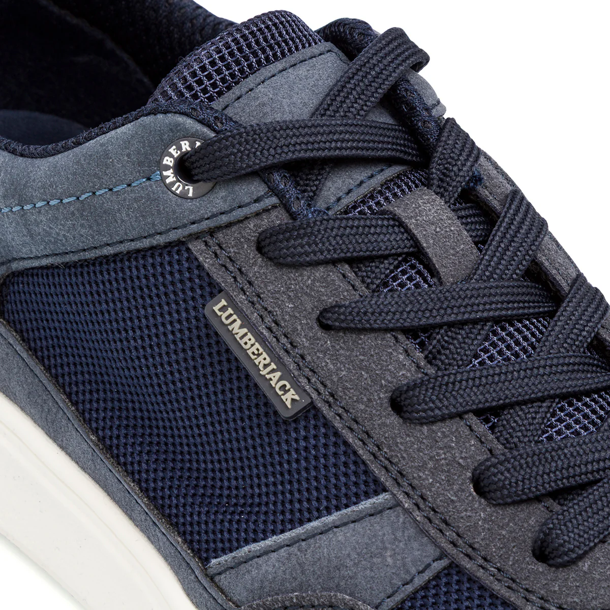 Sneakers Blu da Uomo con inserti in tessuto Lumberjack - Image 4