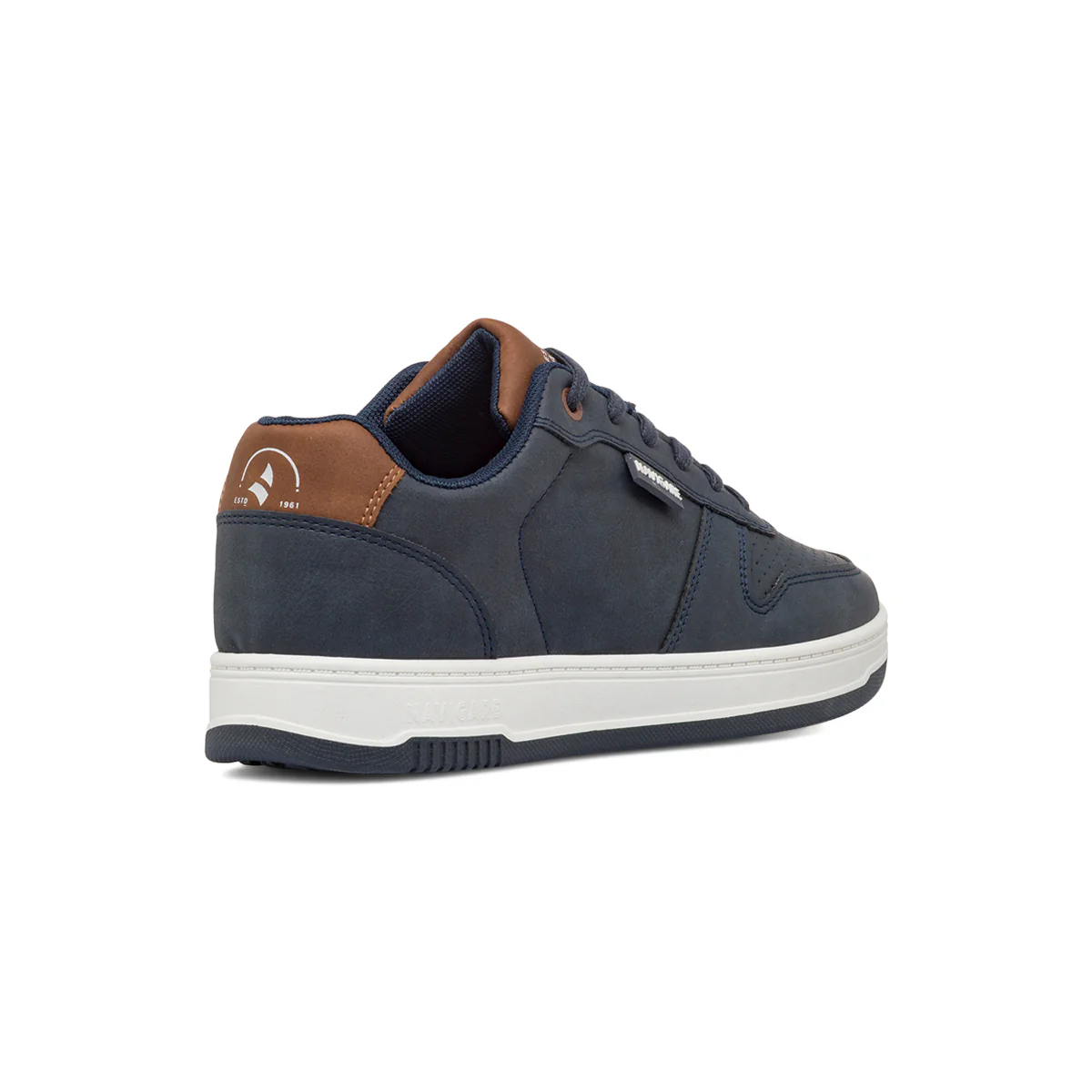 Sneakers blu da Uomo con inserti Marroni Navigare - Image 3