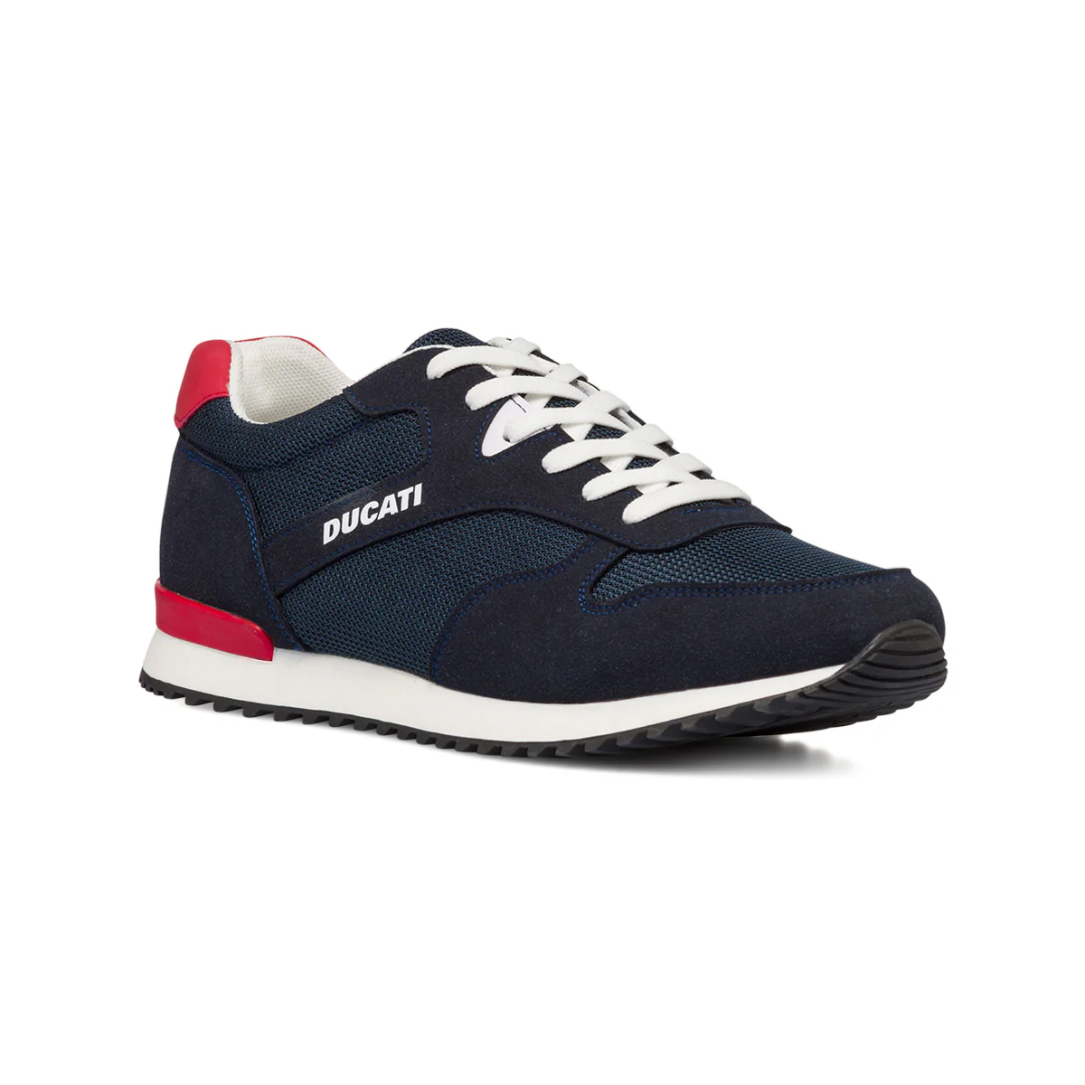 Sneakers blu da uomo con logo Ducati - Image 2