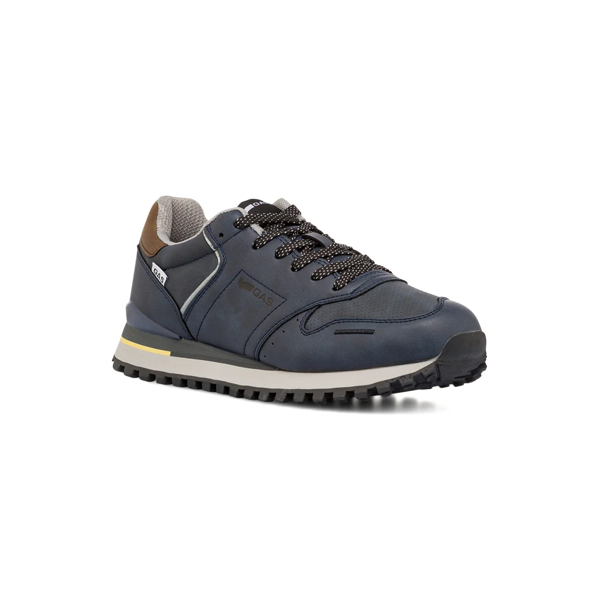 Sneakers blu da uomo con logo Gas Alba - Image 2