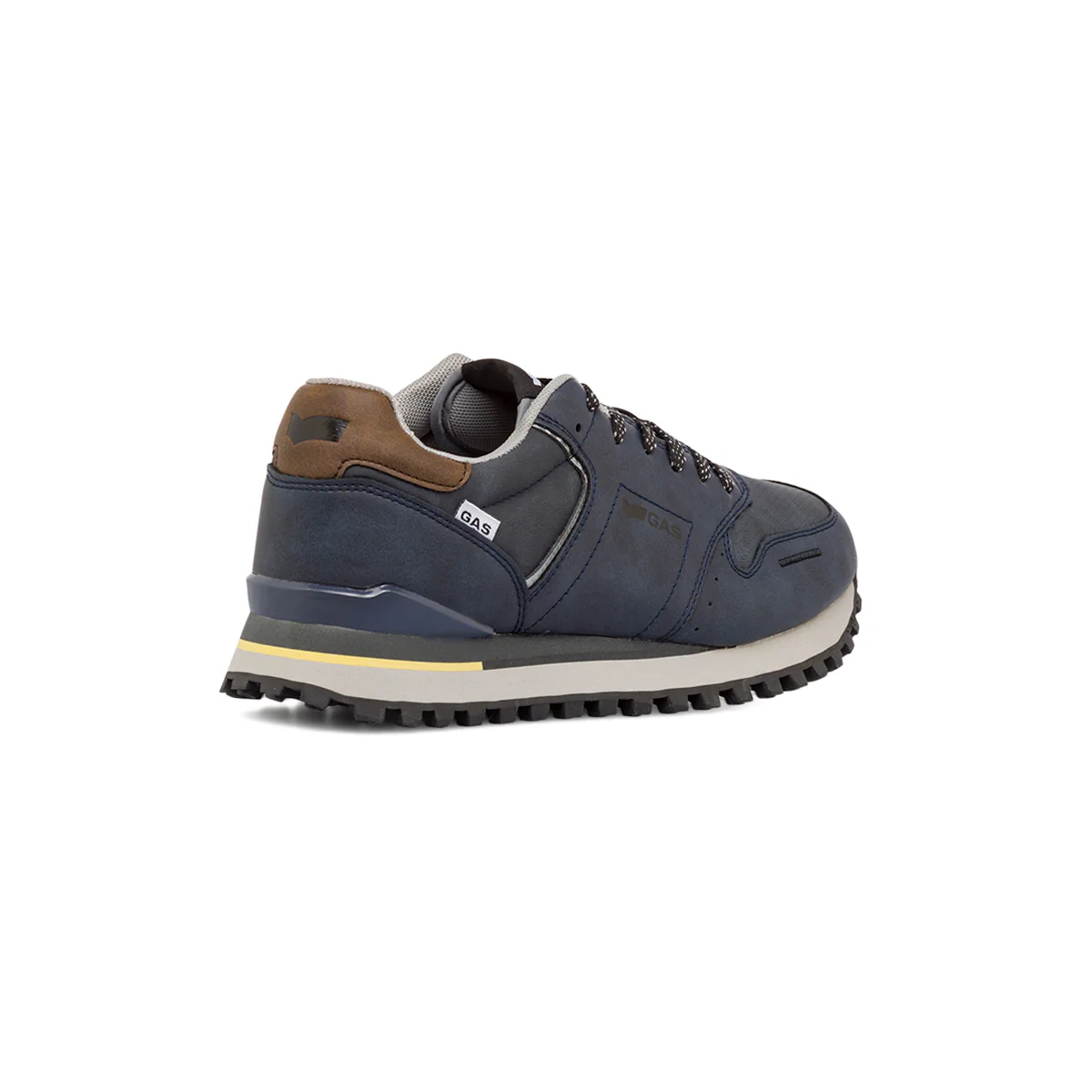 Sneakers blu da uomo con logo Gas Alba - Image 3
