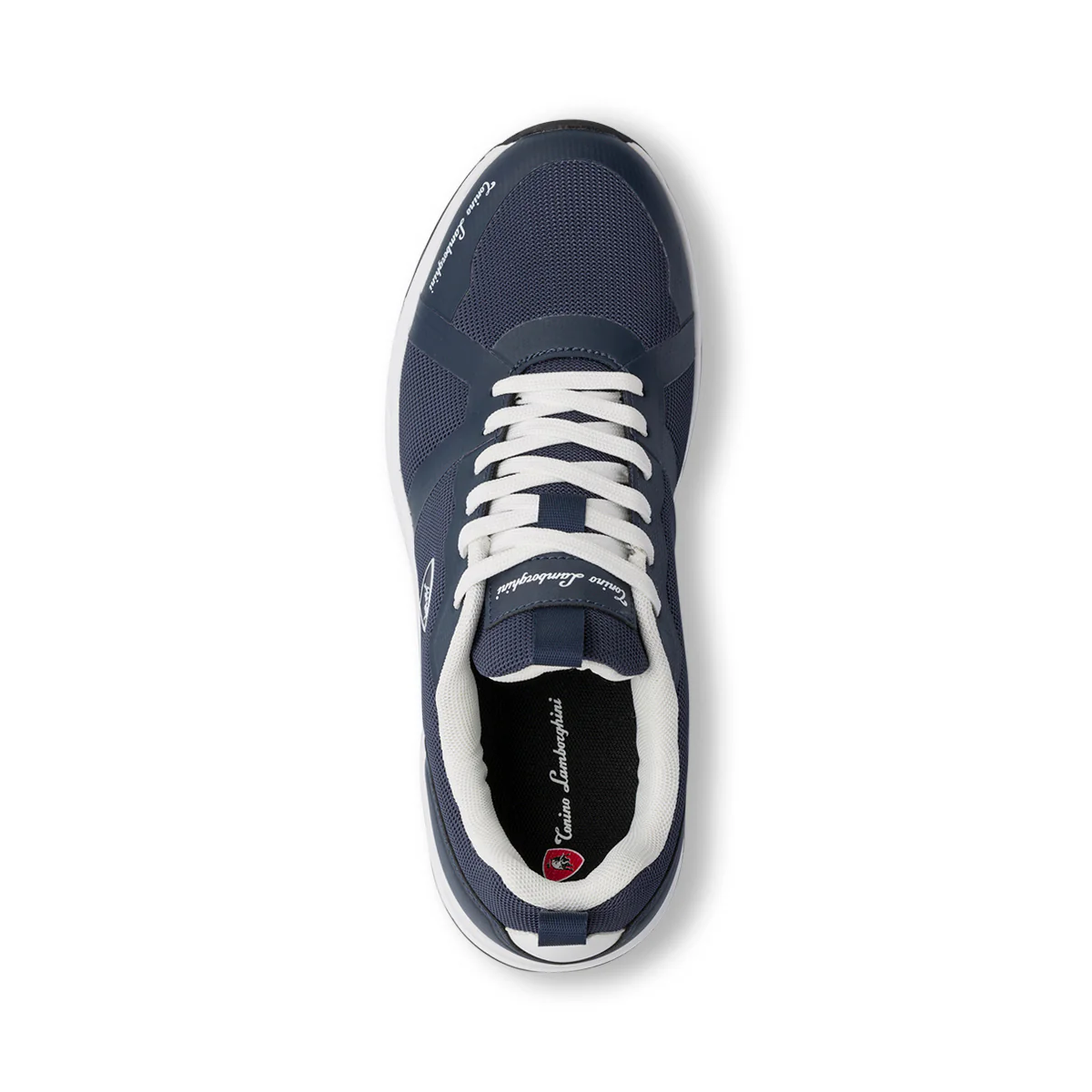 Sneakers blu da Uomo con logo laterale a contrasto bianco Tonino Lamborghini - Image 5