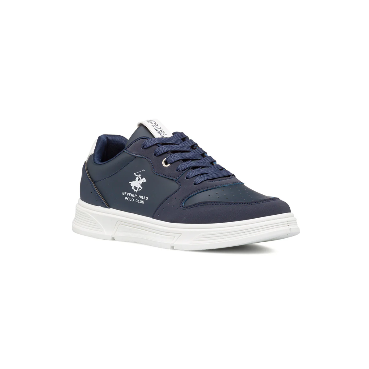 Sneakers blu da uomo con logo laterale Beverly Hills Polo Club - Image 2