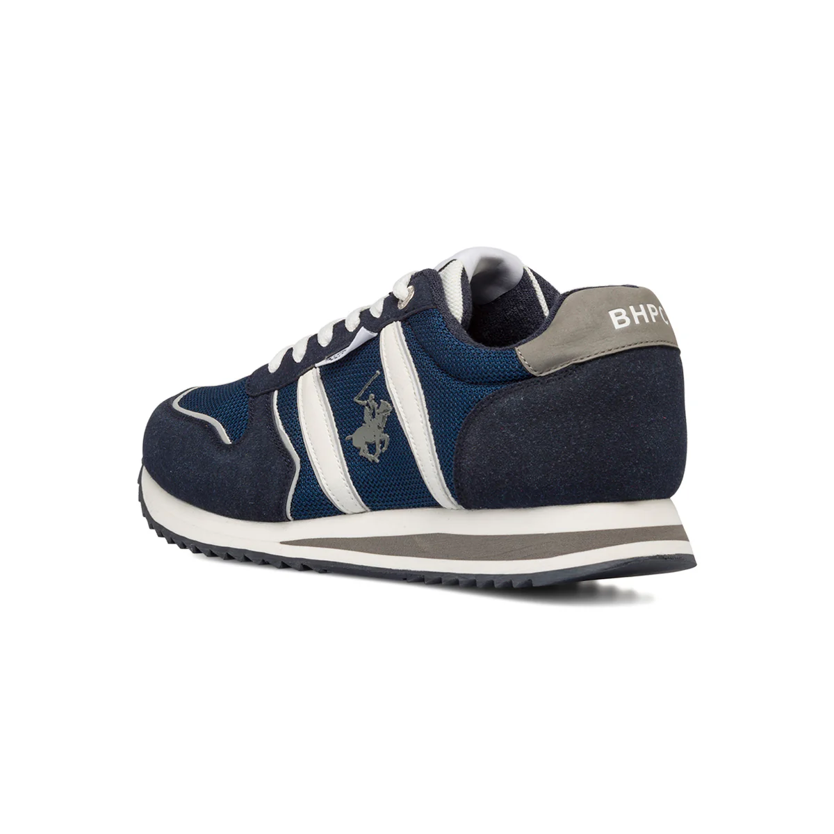 Sneakers blu da uomo con logo laterale Beverly Hills Polo Club - Image 6