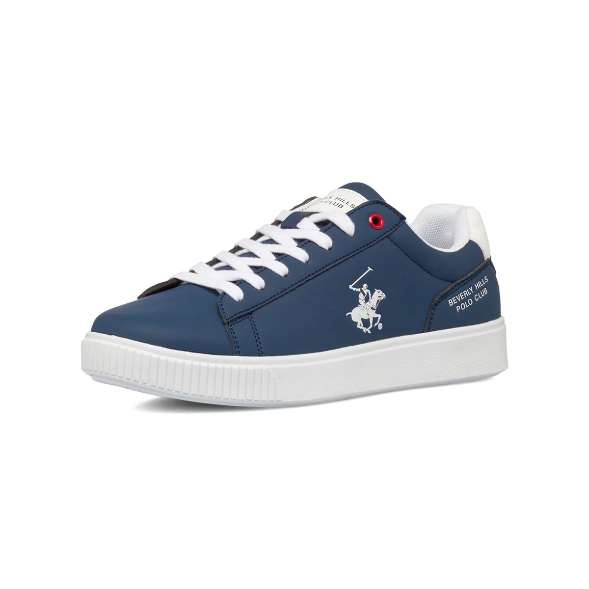 Sneakers blu da uomo con logo laterale Beverly Hills Polo Club - Image 2