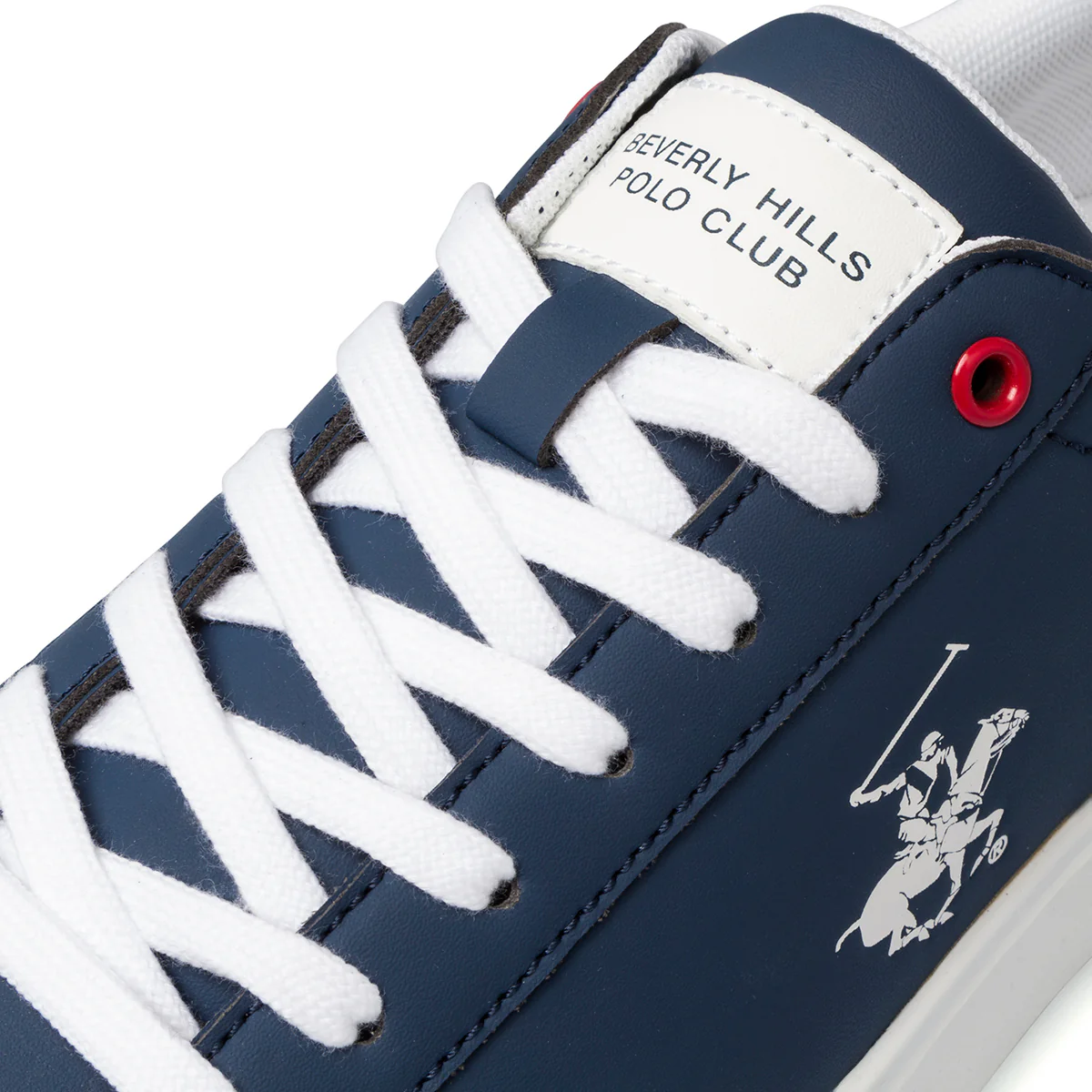 Sneakers blu da uomo con logo laterale Beverly Hills Polo Club - Image 6
