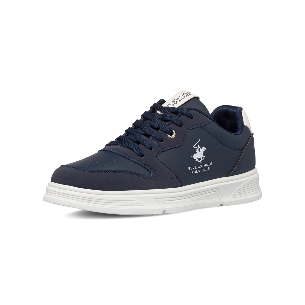 Sneakers blu da uomo con logo laterale Beverly Hills Polo Club - Image 2