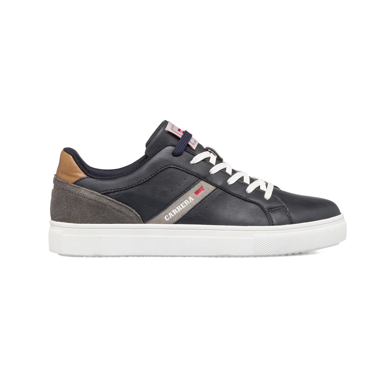 Sneakers blu da uomo con logo laterale Carrera