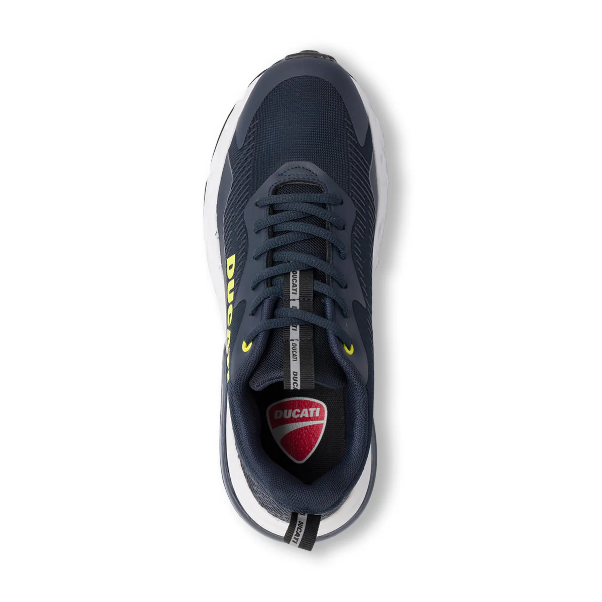 Sneakers blu da uomo con logo laterale e suola ad aria Ducati D-Bounce 2 - Image 8