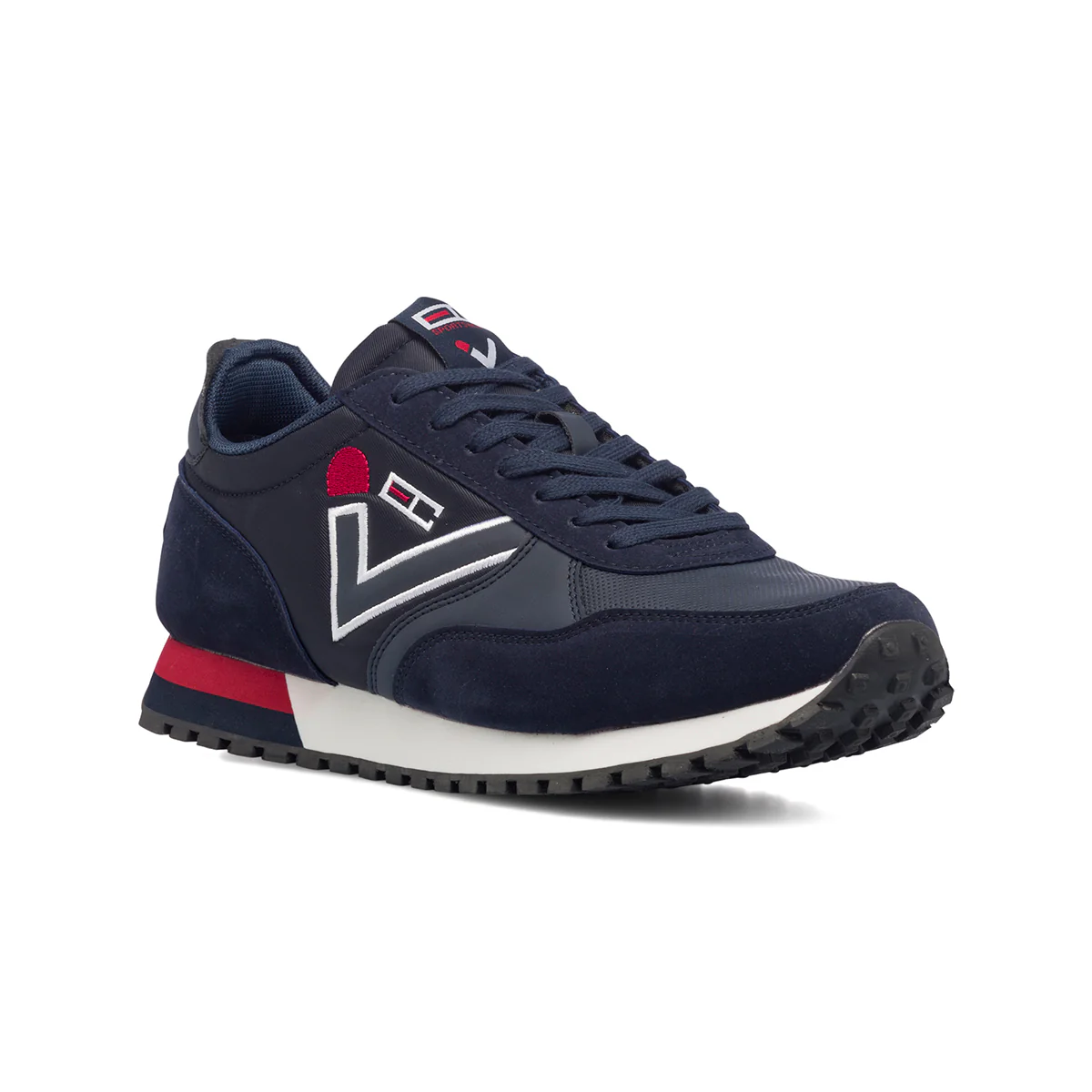Sneakers blu da uomo con logo laterale Enrico Coveri Fusion - Image 2