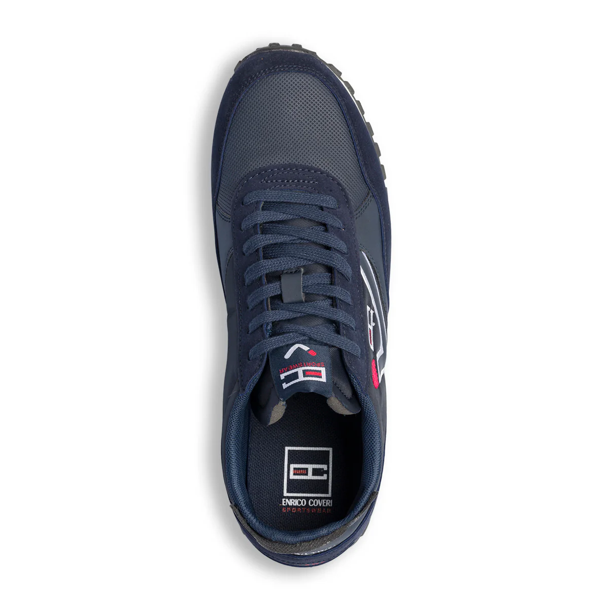 Sneakers blu da uomo con logo laterale Enrico Coveri Fusion - Image 8