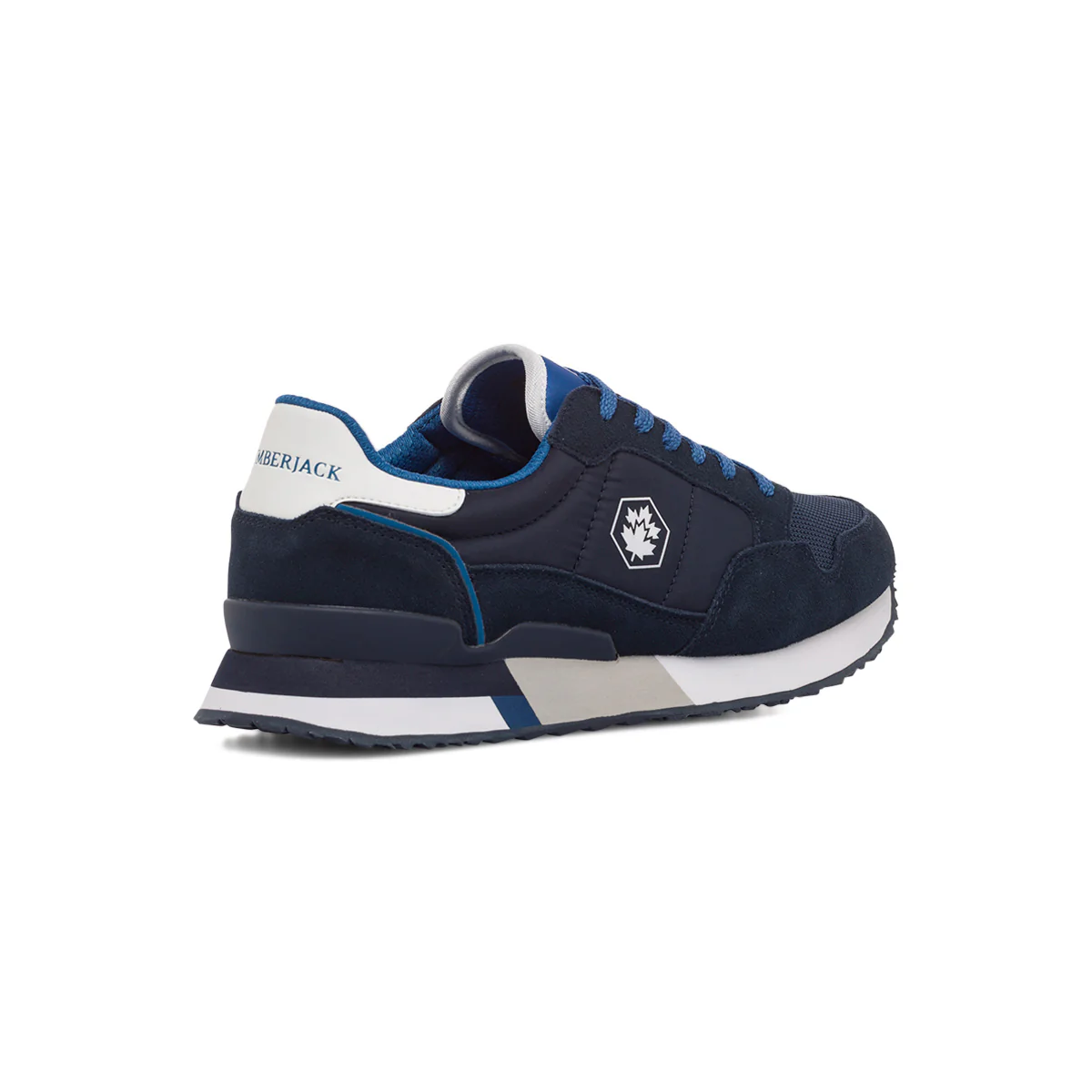 Sneakers blu da uomo con logo laterale Lumberjack Wilson - Image 3