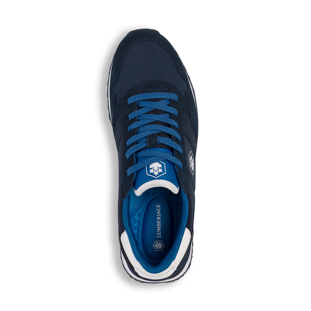 Sneakers blu da uomo con logo laterale Lumberjack Wilson - Image 5