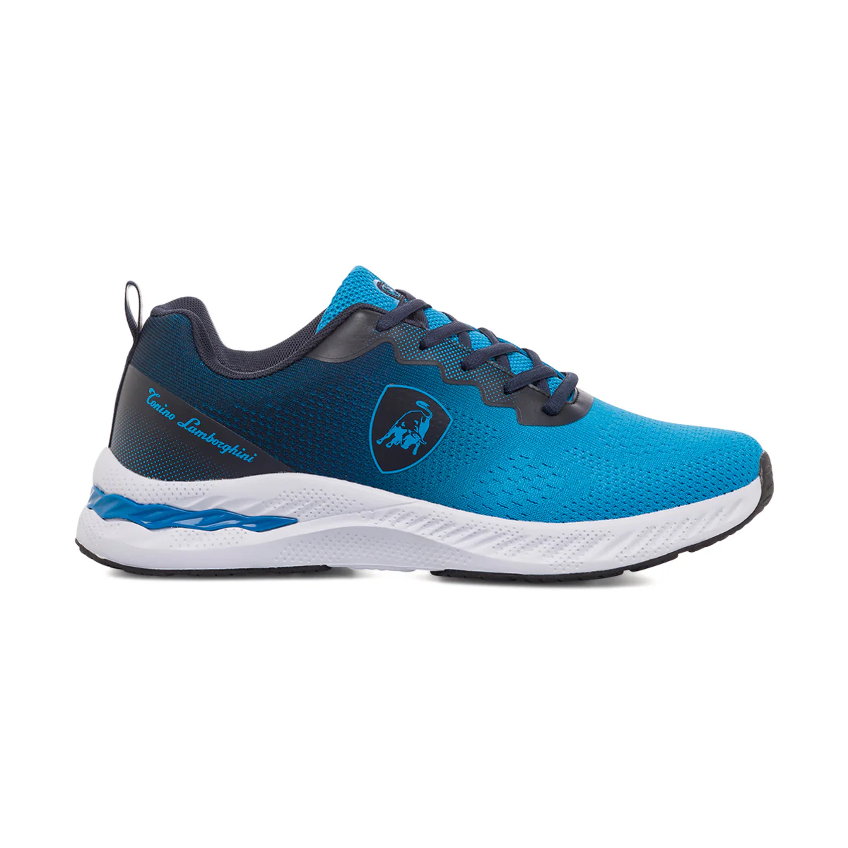 Sneakers blu da uomo con logo laterale Tonino Lamborghini LuxeSprint Imperial