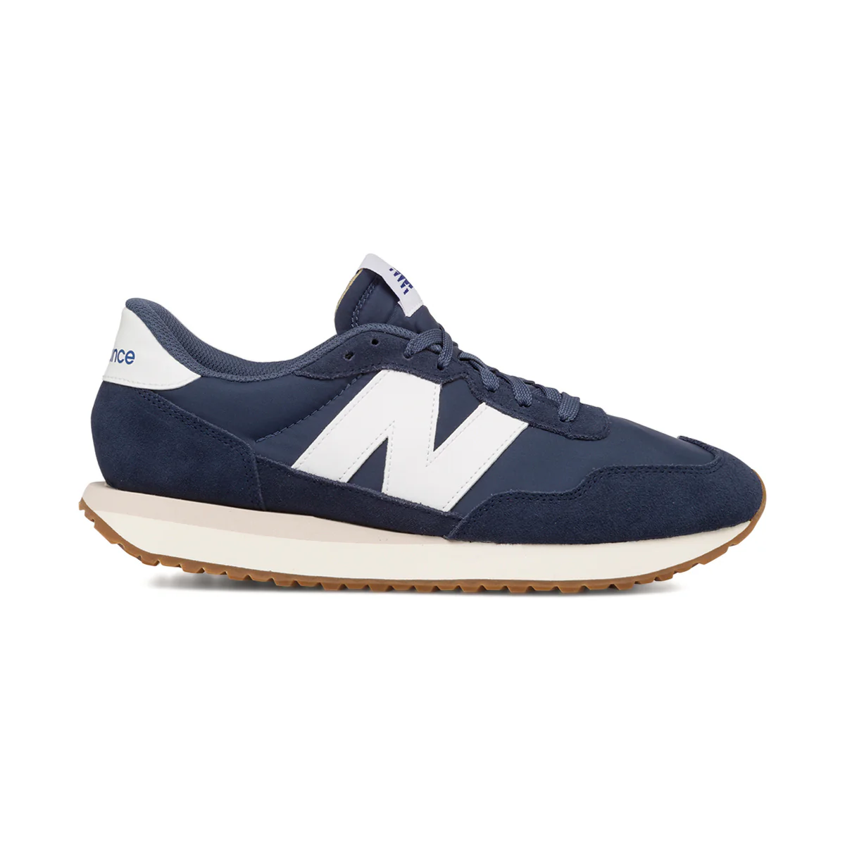 Sneakers blu da uomo con maxi-logo laterale New Balance 237