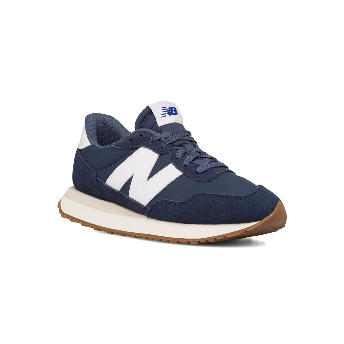 Sneakers blu da uomo con maxi-logo laterale New Balance 237 - Image 2