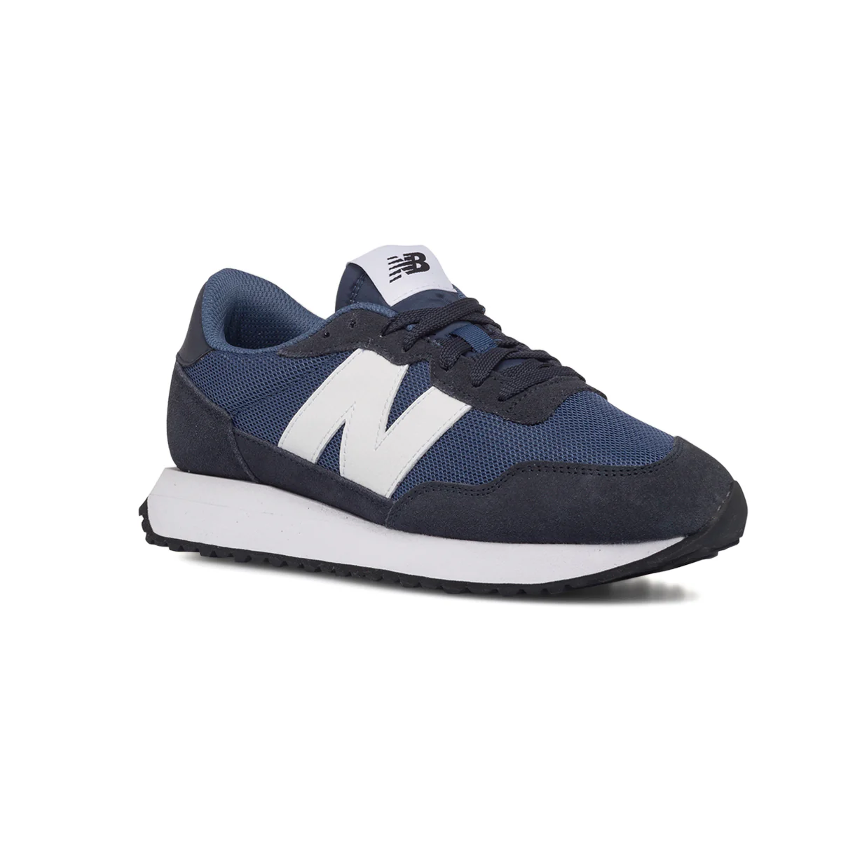 Sneakers blu da uomo con maxi-logo New Balance 237 - Image 2