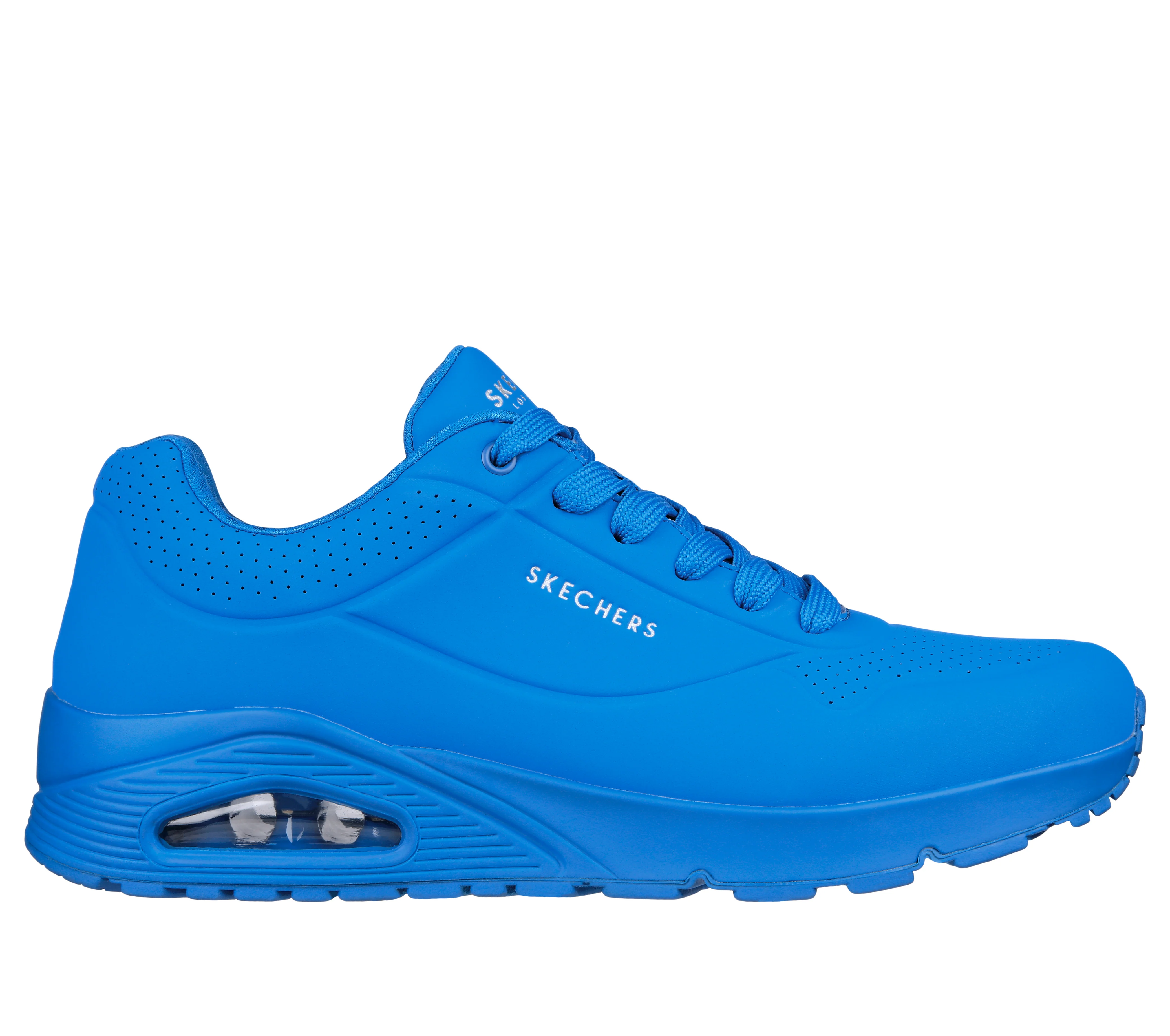 Sneakers blu da uomo con suola ad aria Skechers Uno - Stand On Air