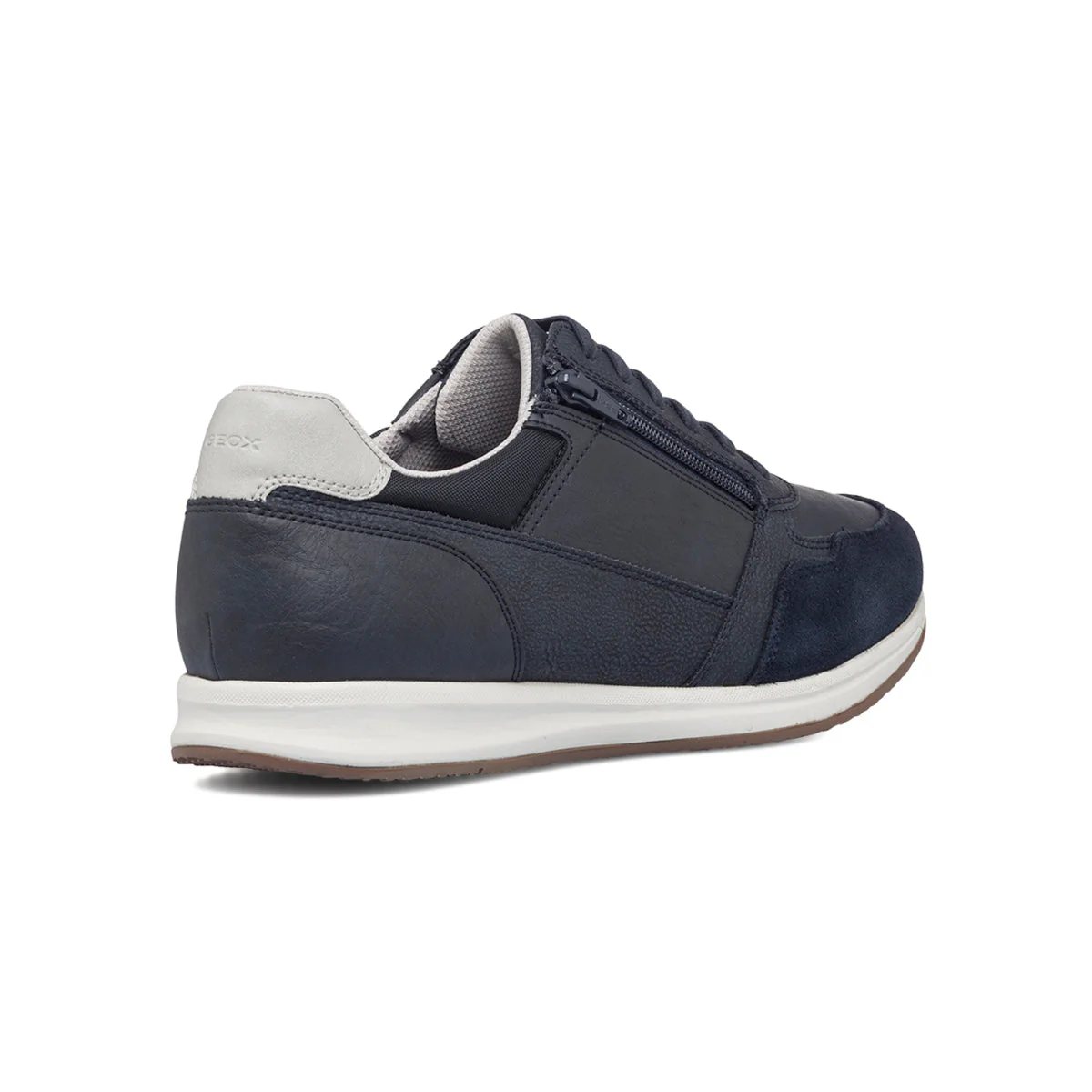 Sneakers blu da uomo con zip laterale Geox Avery - Image 3