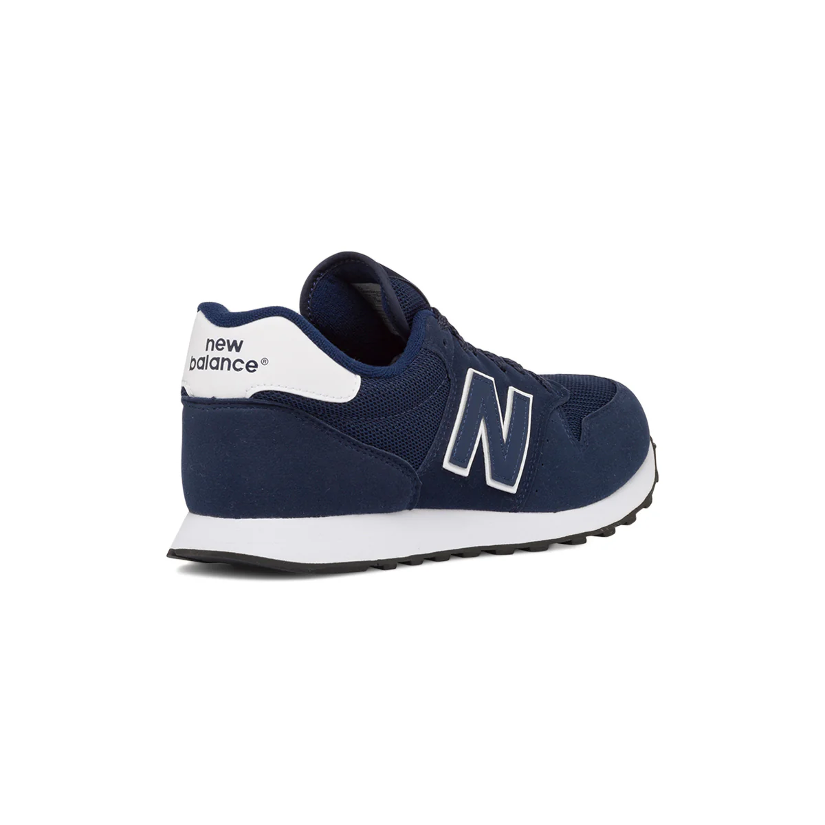 Sneakers blu da uomo in mesh traspirante con dettagli bianchi New Balance 500 - Image 3