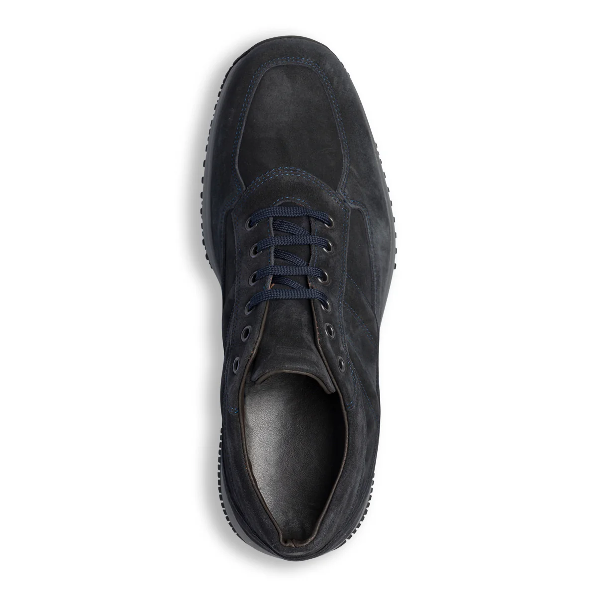 Sneakers blu da uomo in pelle scamosciata Primopiano - Image 7