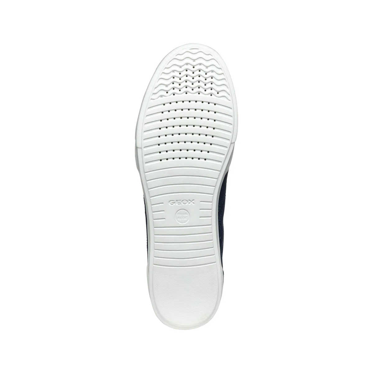 Sneakers blu da Uomo in tessuto con inserto in contrasto e suola traspirante Geox - Image 6