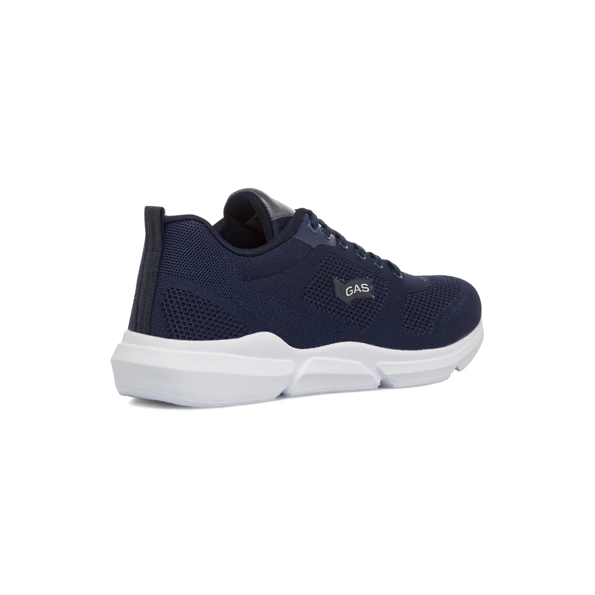 Sneakers blu da uomo in tessuto mesh con logo laterale Gas Freespirit - Image 3