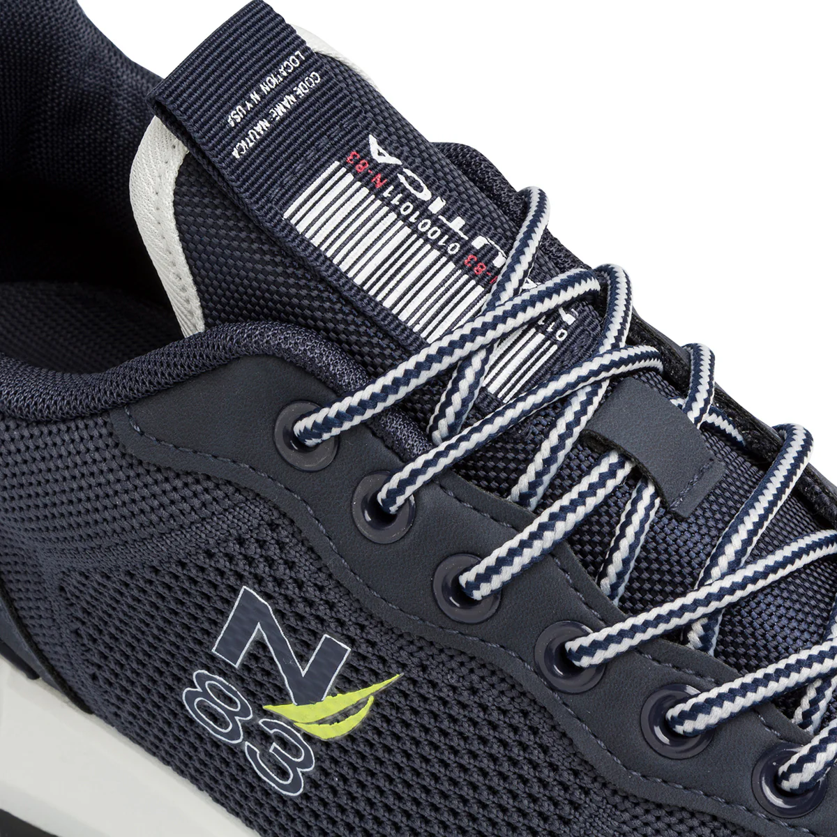 Sneakers blu da uomo in tessuto mesh con logo laterale Nautica Flash - Image 6