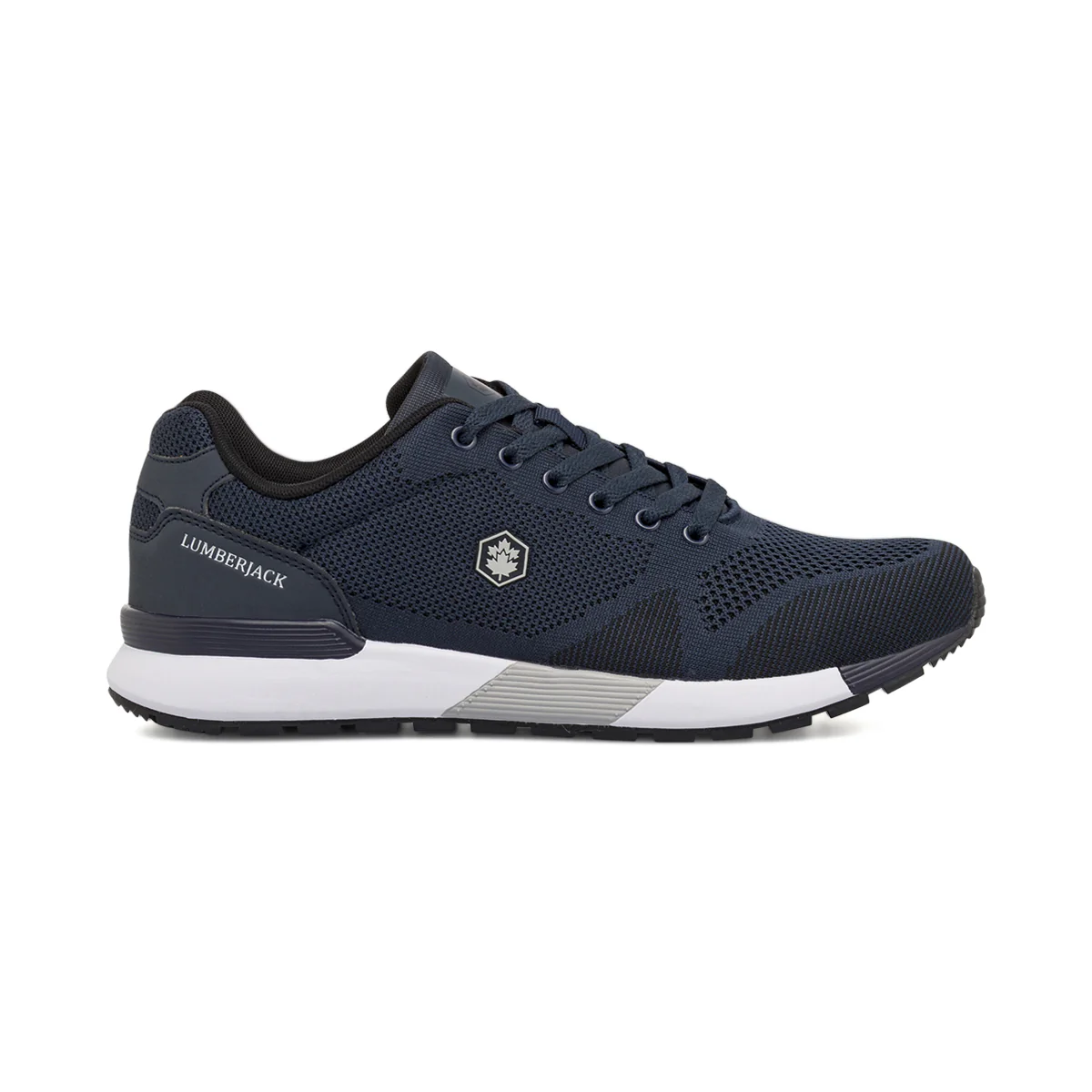 Sneakers blu da Uomo in tessuto traspirante con memory foam Lumberjack
