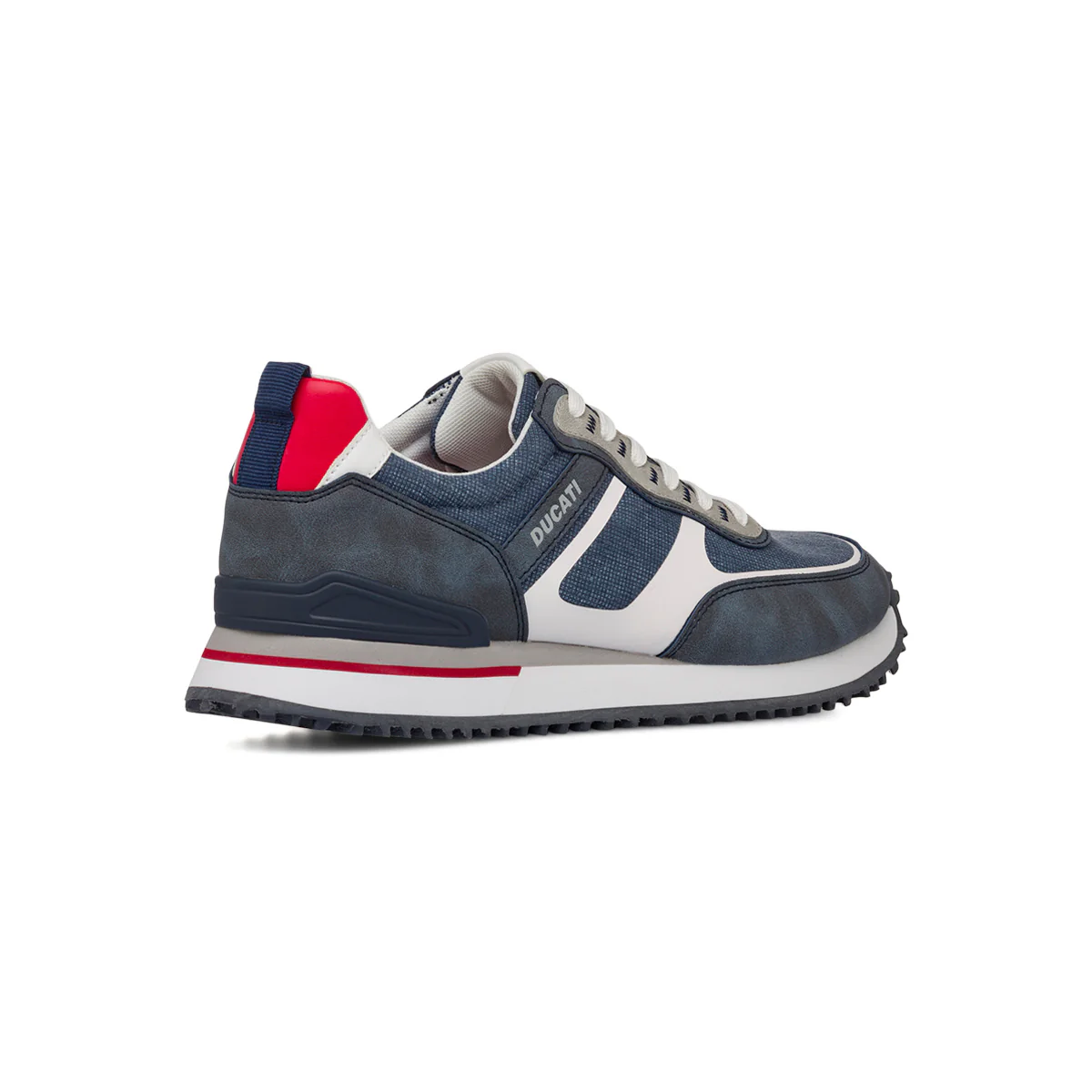 Sneakers blu da Uomo con dettagli rossi Ducati - Image 6
