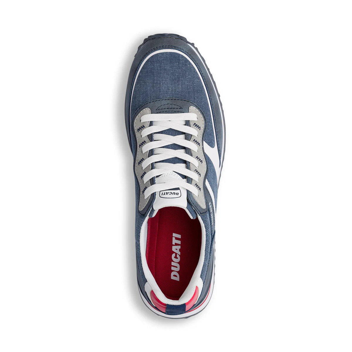 Sneakers blu da Uomo con dettagli rossi Ducati - Image 7