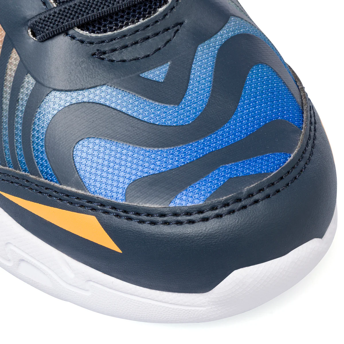 Sneakers blu e arancioni da bambino con luci nella suola Ducati Glare PS - Image 6