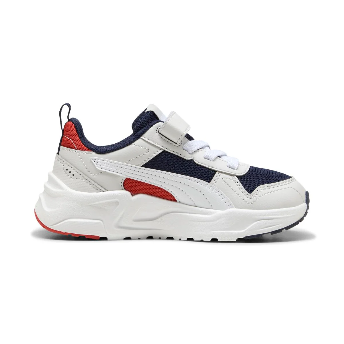 Sneakers blu e bianche da Bambino con strappo Puma Trinity 2 - Image 5