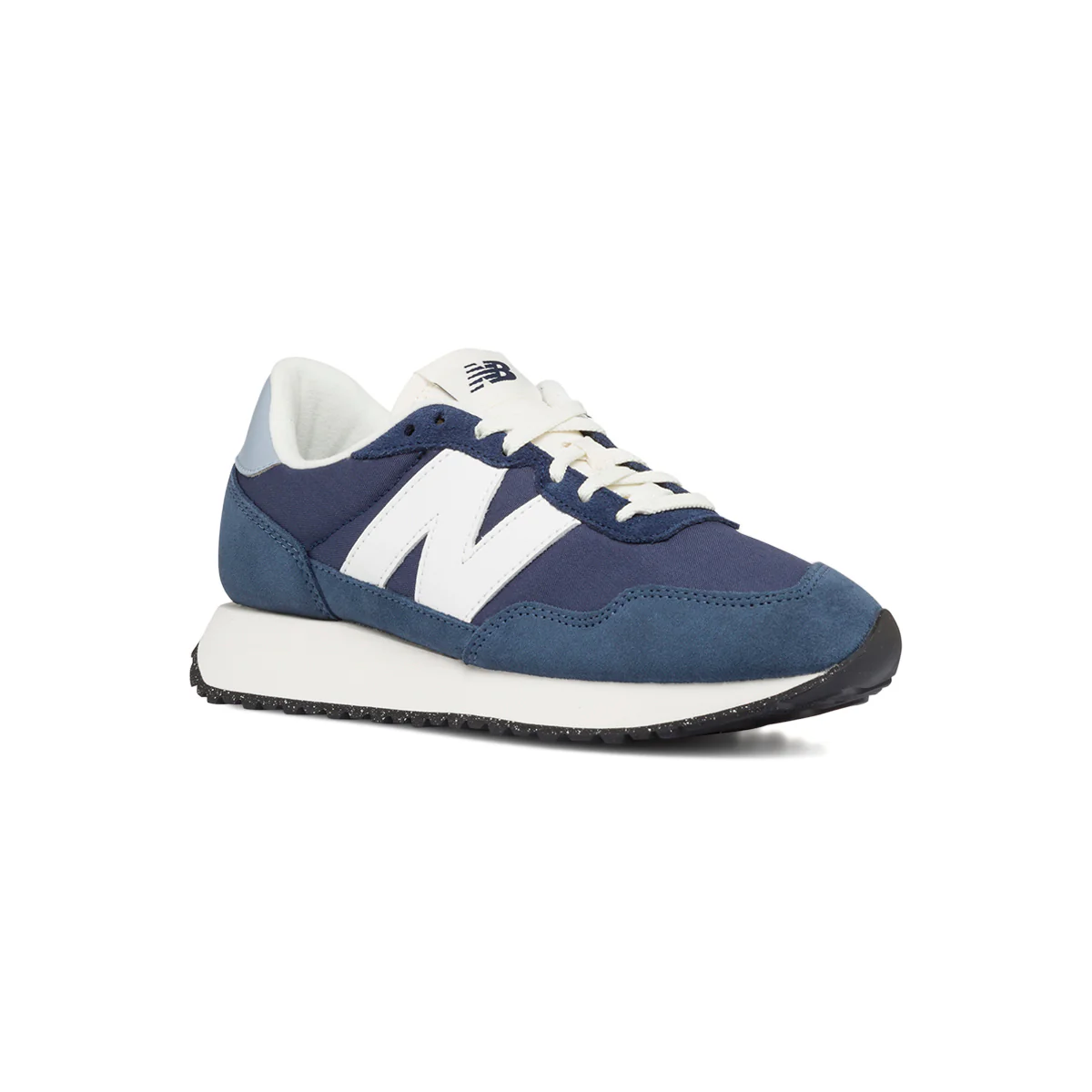 Sneakers blu e bianche da donna con logo laterale New Balance 237 - Image 2