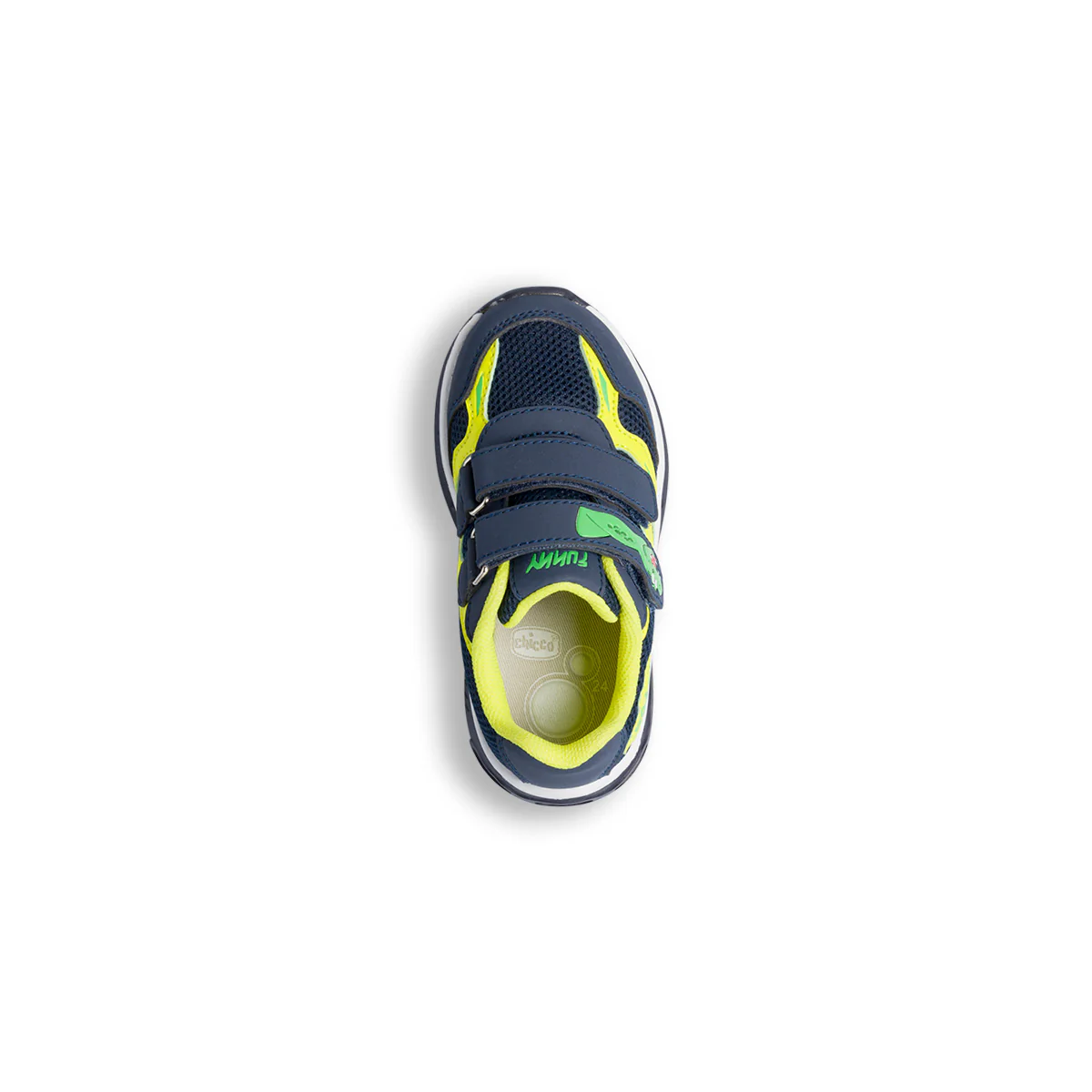 Sneakers blu e gialle da bambino con luci Chicco - Image 5