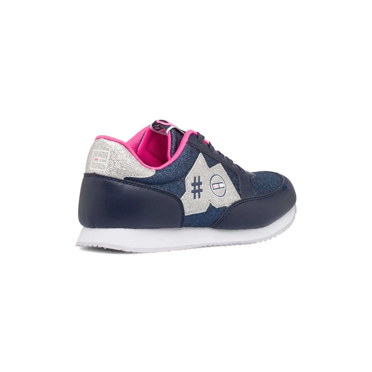 Sneakers blu e grigie glitterate da ragazza Enrico Coveri - Image 3