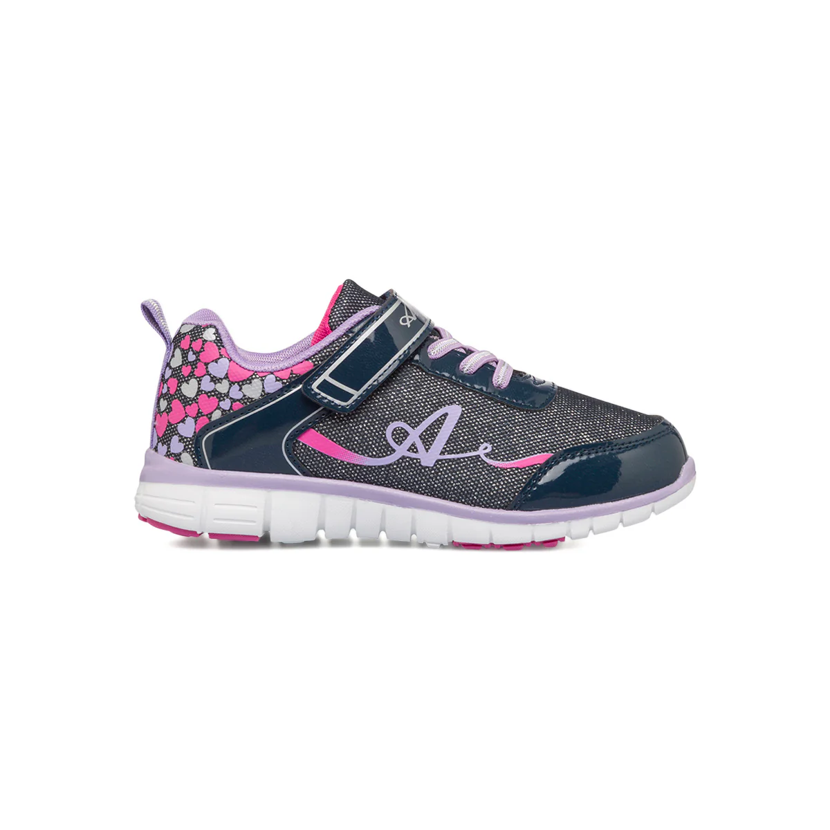 Sneakers blu e lilla da bambina con strass Australian