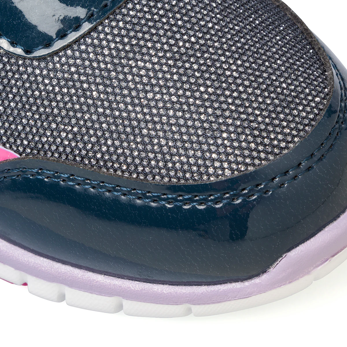 Sneakers blu e lilla da bambina con strass Australian - Image 5