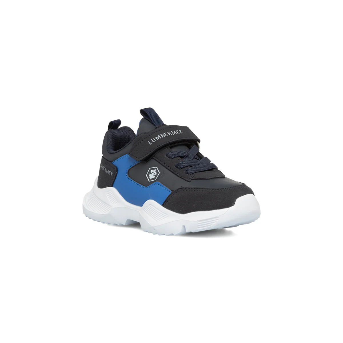 Sneakers blu e nere da bambino con suola chunky Lumberjack - Image 2
