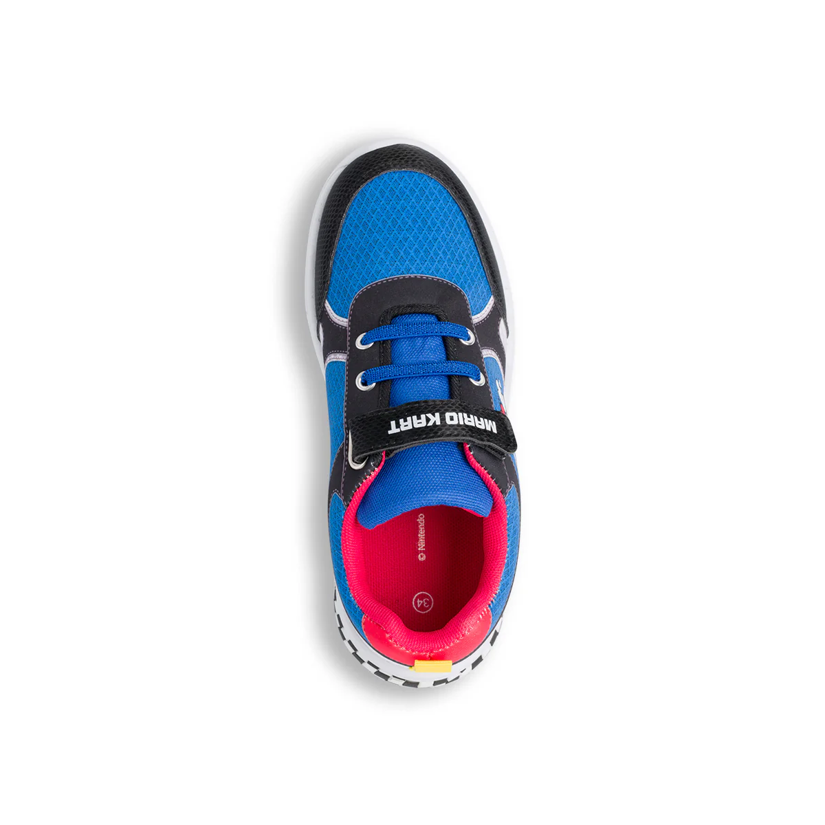 Sneakers blu e nere da ragazzo con luci nella suola Super Mario - Image 6