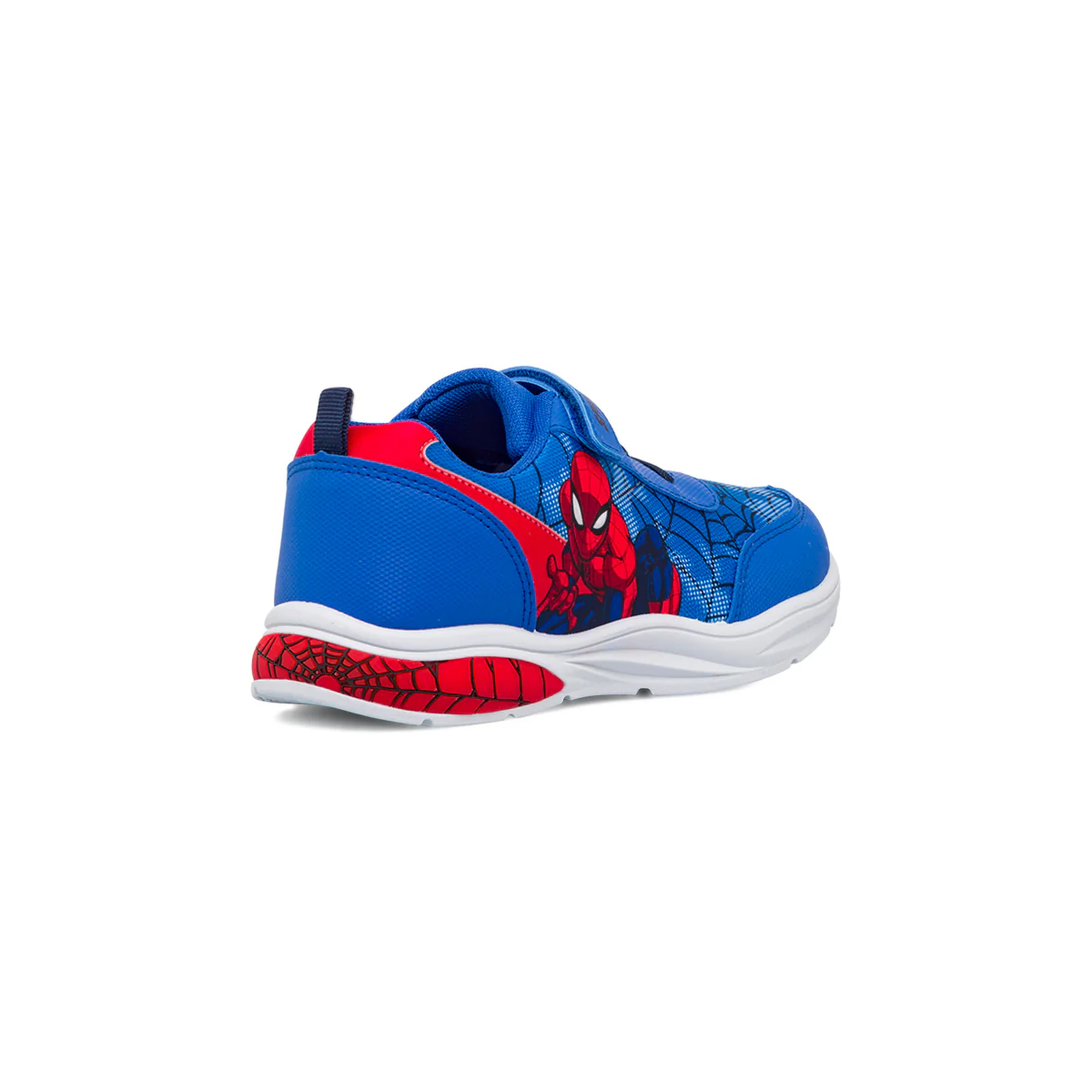 Sneakers blu e rosse da ragazzo Spiderman con luci - Image 3