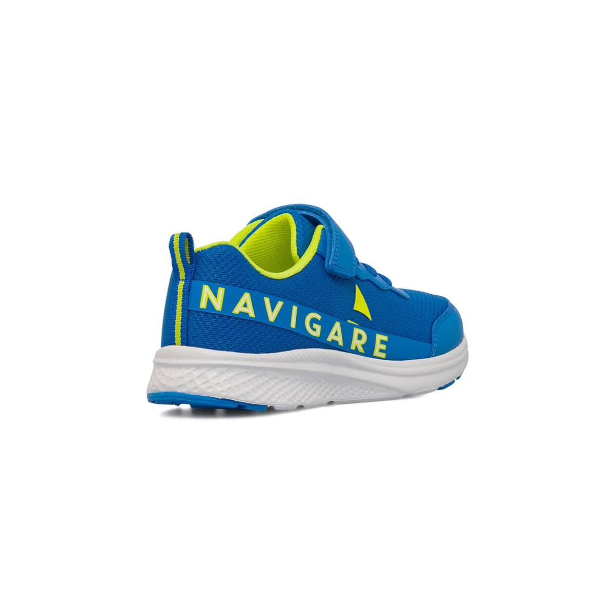 Sneakers blu e verde da Ragazzo con chiusura a strappo Navigare - Image 3