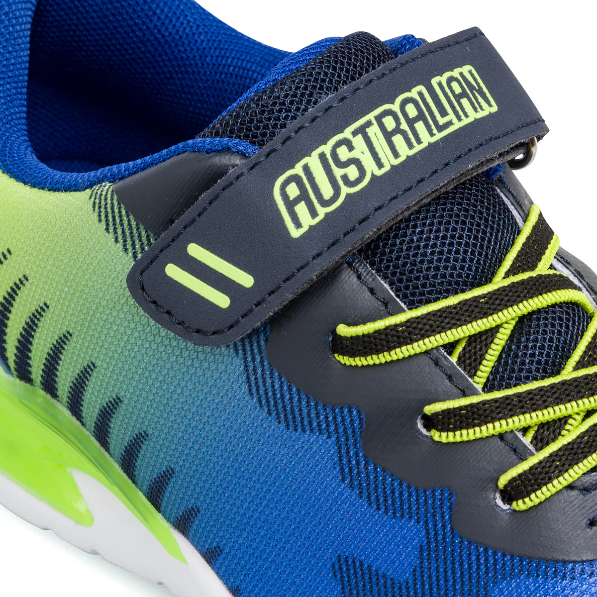 Sneakers blu e verdo da ragazzo Australian Flash II con luci - Image 5