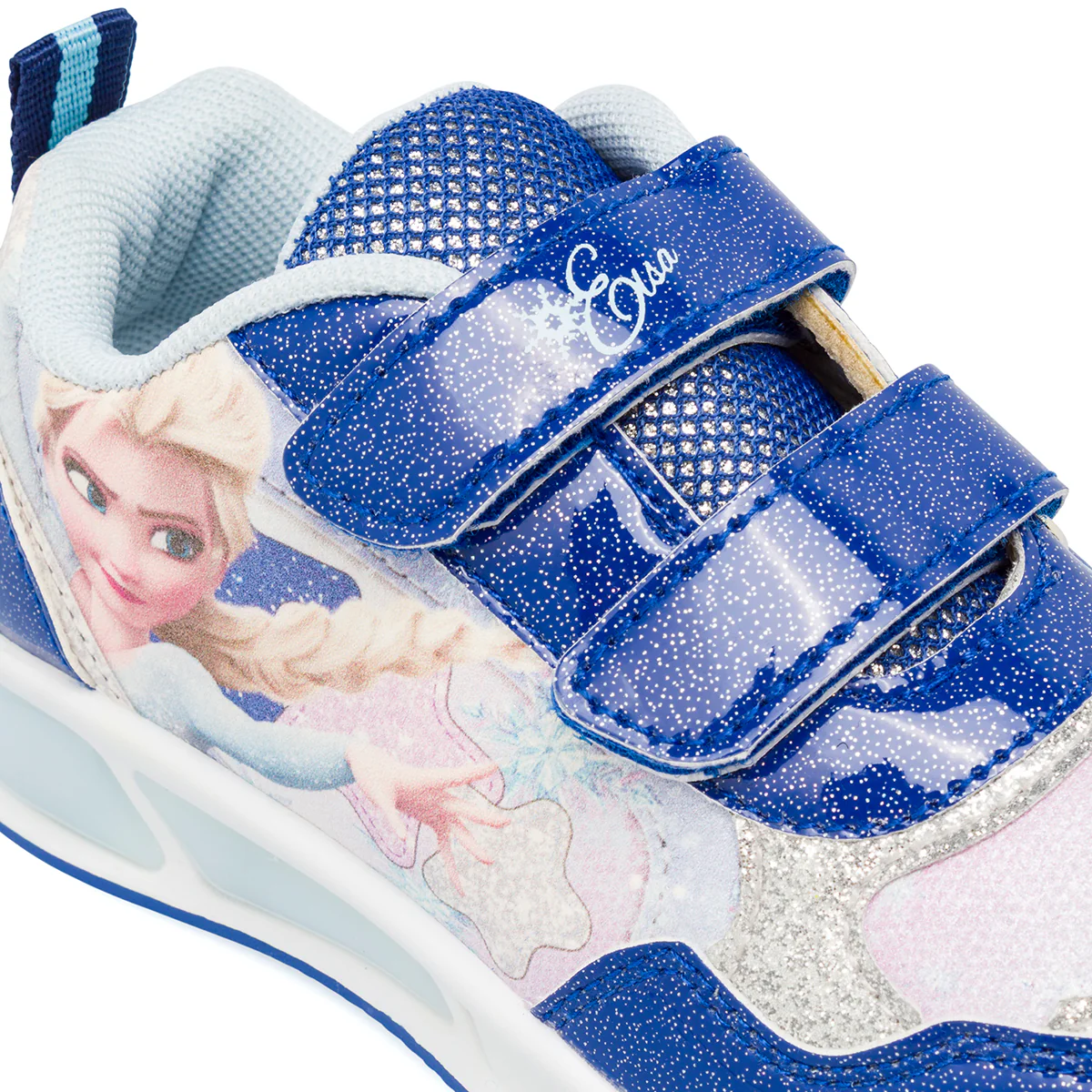 Sneakers blu Frozen da Bambina con luci e stampa Elsa - Image 5