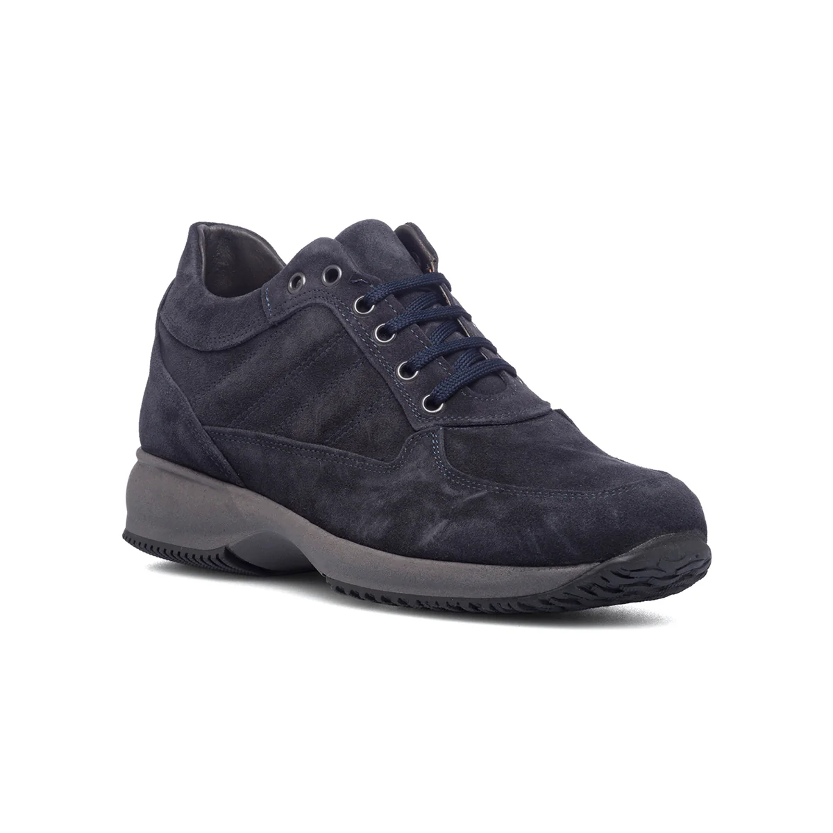 Sneakers blu in pelle scamosciata Primopiano - Image 2