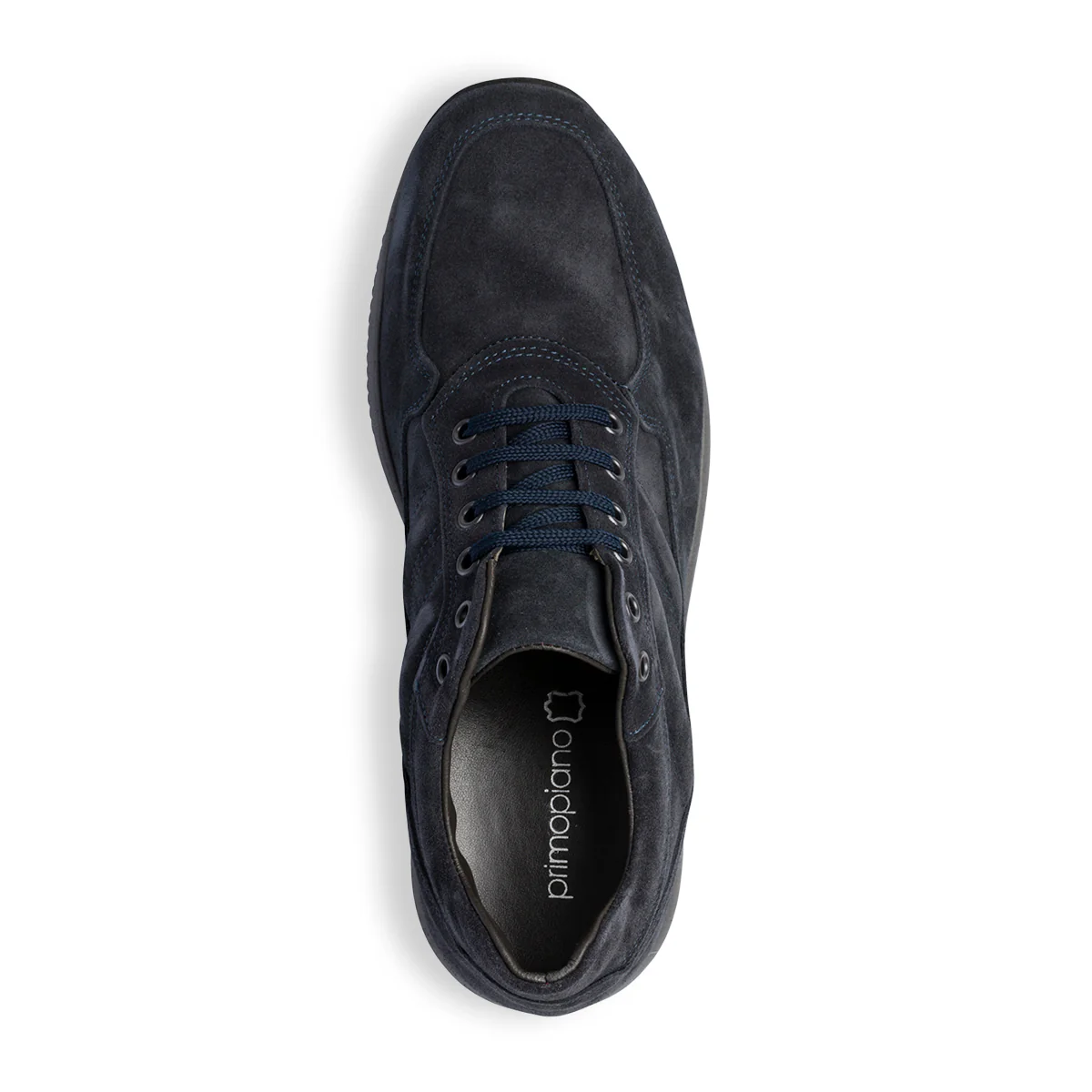 Sneakers blu in pelle scamosciata Primopiano - Image 8