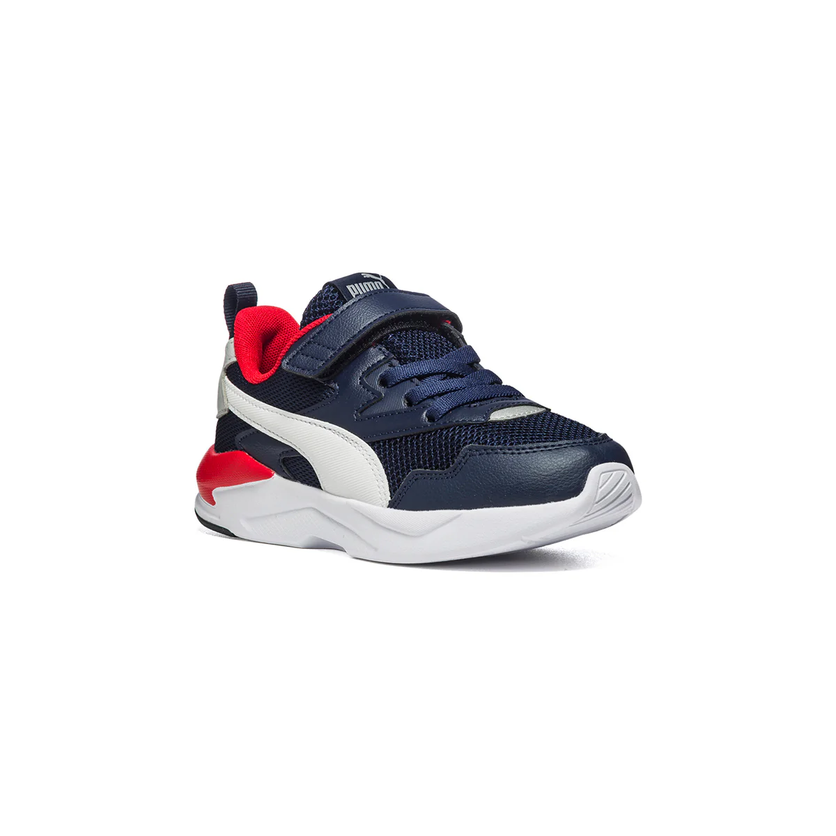 Sneakers blu in similpelle e tessuto mesh con striscia Formstrip laterale Puma X-Ray Lite Ac Ps - Image 2