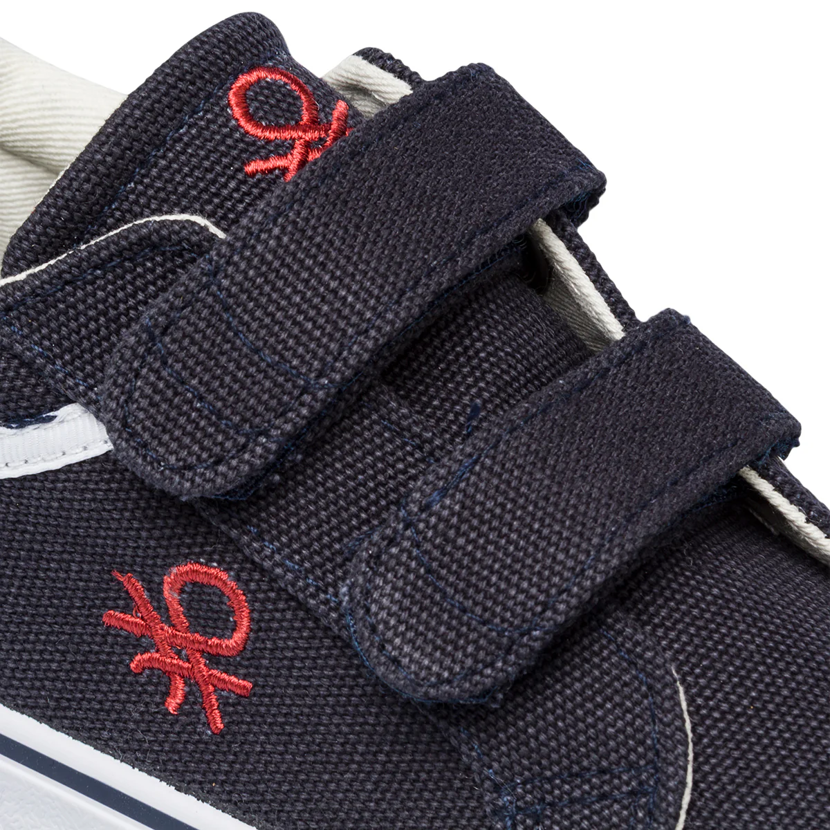 Sneakers blu in tessuto da bambino con logo a contrasto Benetton Prince Cvs - Image 6