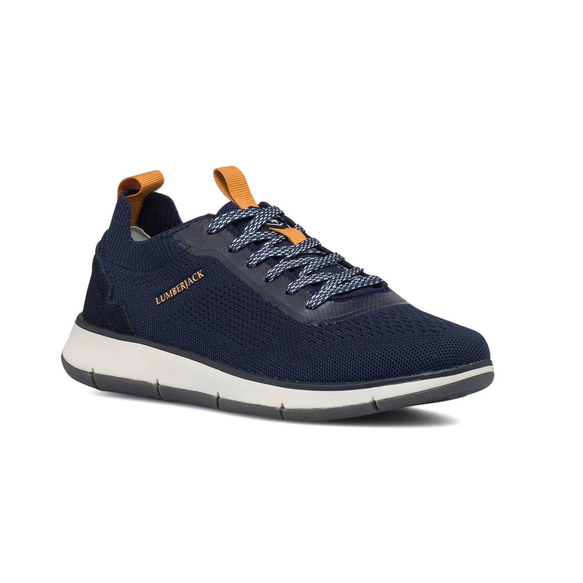 Sneakers blu in tessuto da uomo Lumberjack Freebound - Image 2